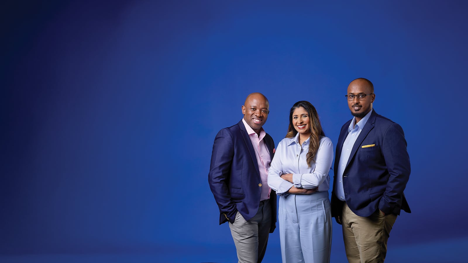 Image of the Standard Bank Blue Space Epsiode 6 host and guests